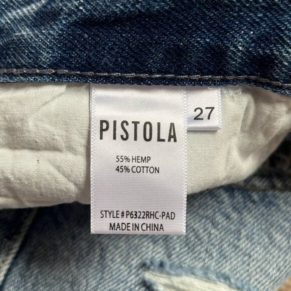 Pistola Maeve High Rise Cut Off Jean Shorts Scenery Distressed 27 NWT MSRP $128 - Picture 5 of 9